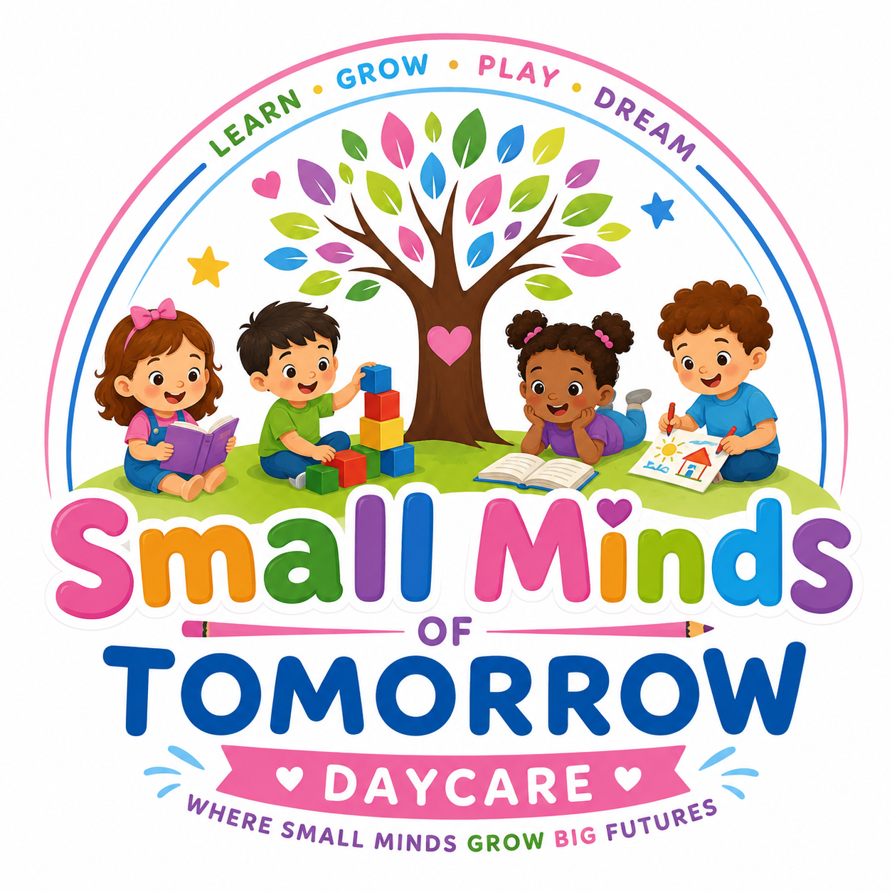 Small Minds of Tomorrow Daycare logo